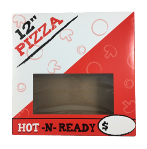 Pizza Folding Carton with Film Window