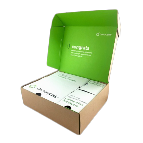 CenturyLink Corrugated Box from PAX Solutions