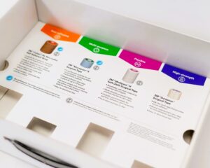 Litho Labeled Corrugated Insert for Medical Tape