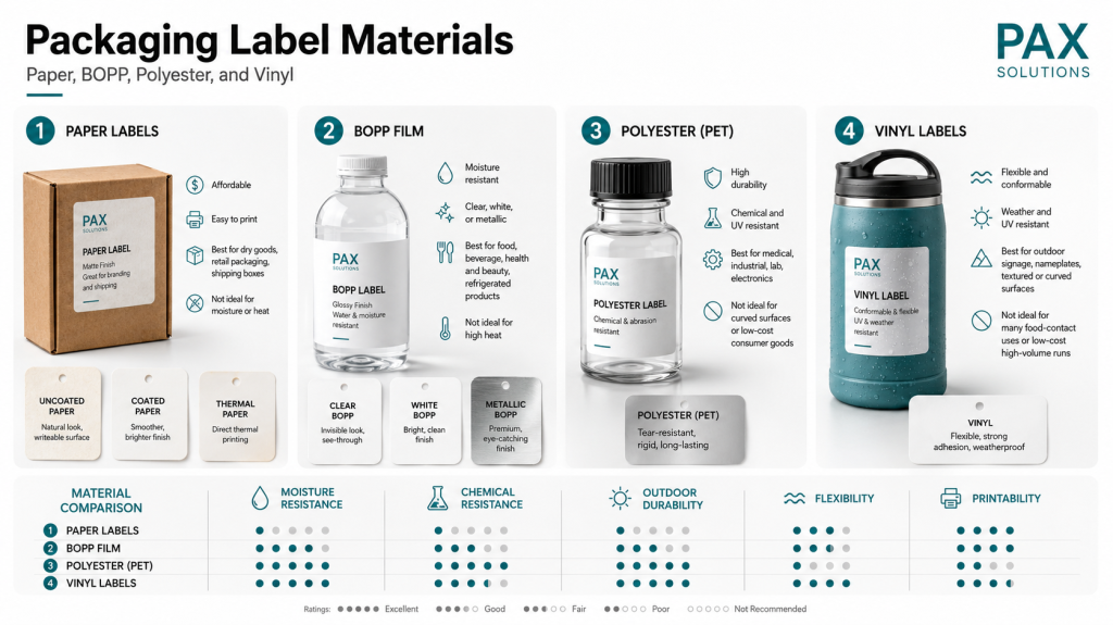 Custom Packaging Labels: Materials, Options, and What to Know Before ...